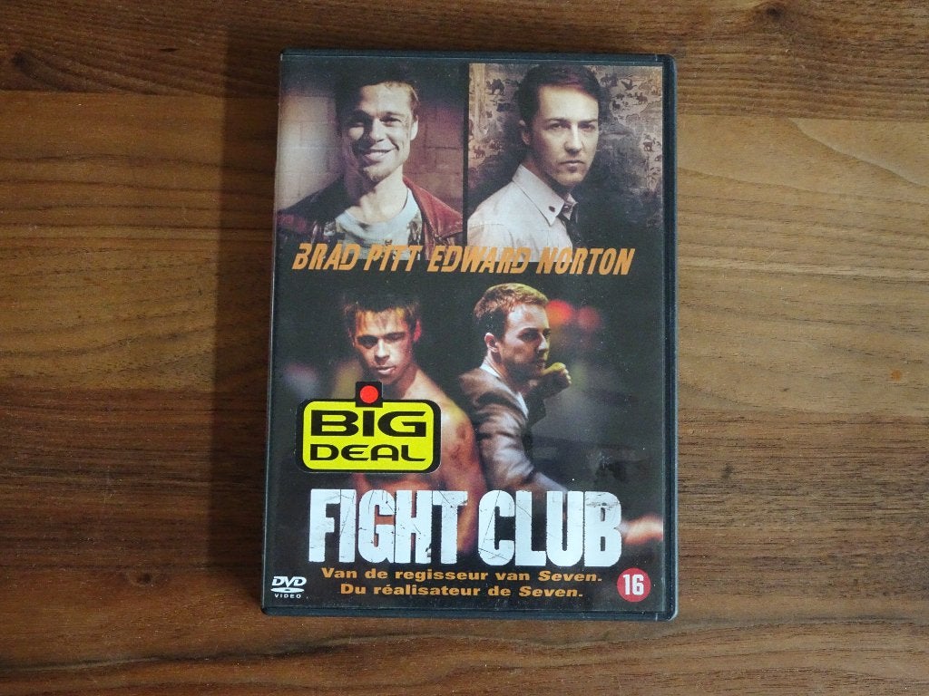Fight Club dvd, Vanaf 16 jaar, Ophalen of Verzenden, Gebruikt
