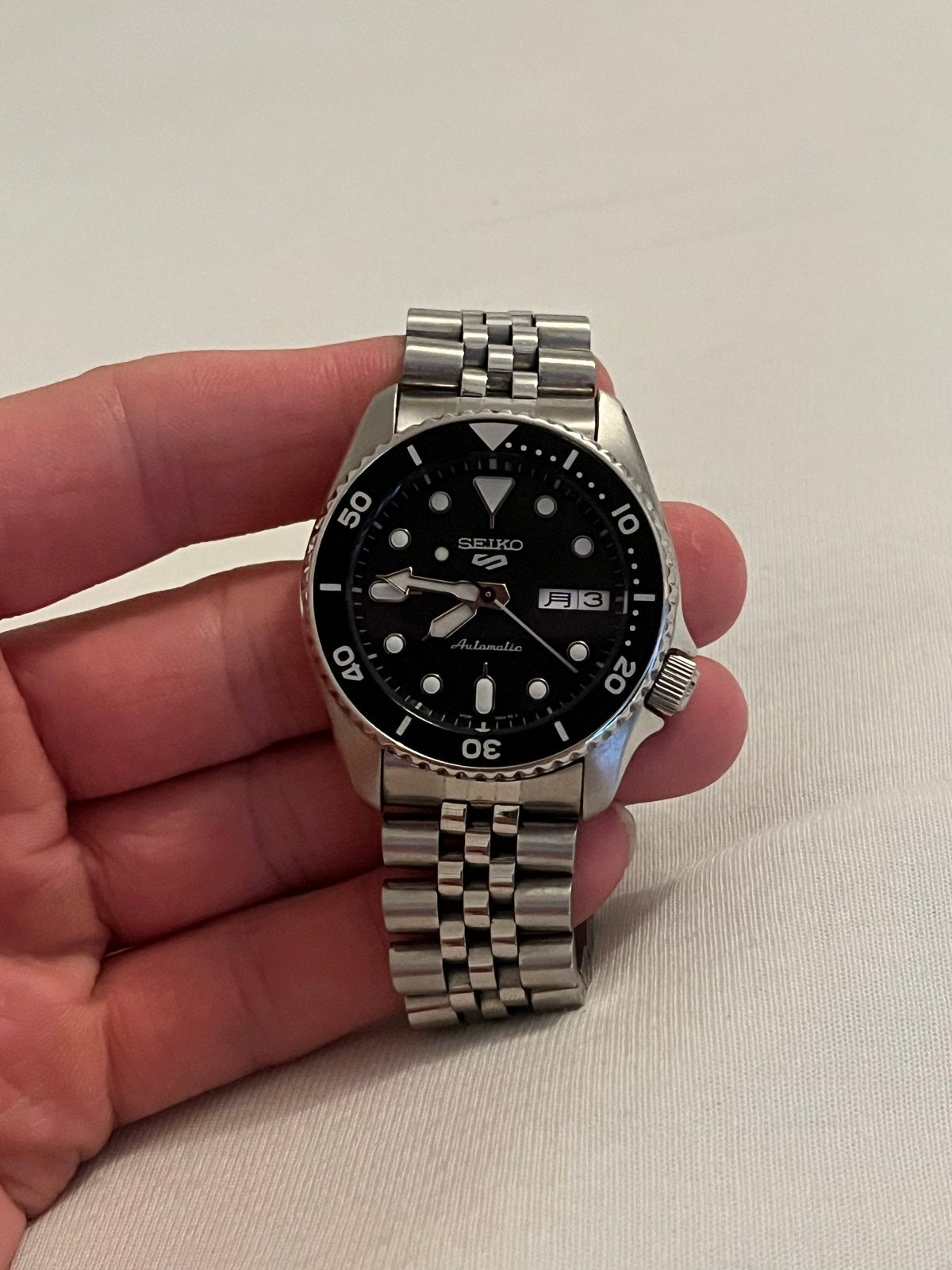 Seiko SRPK29K1 38mm Full Set - Goede Conditie, Ophalen, Seiko, Staal, Polshorloge