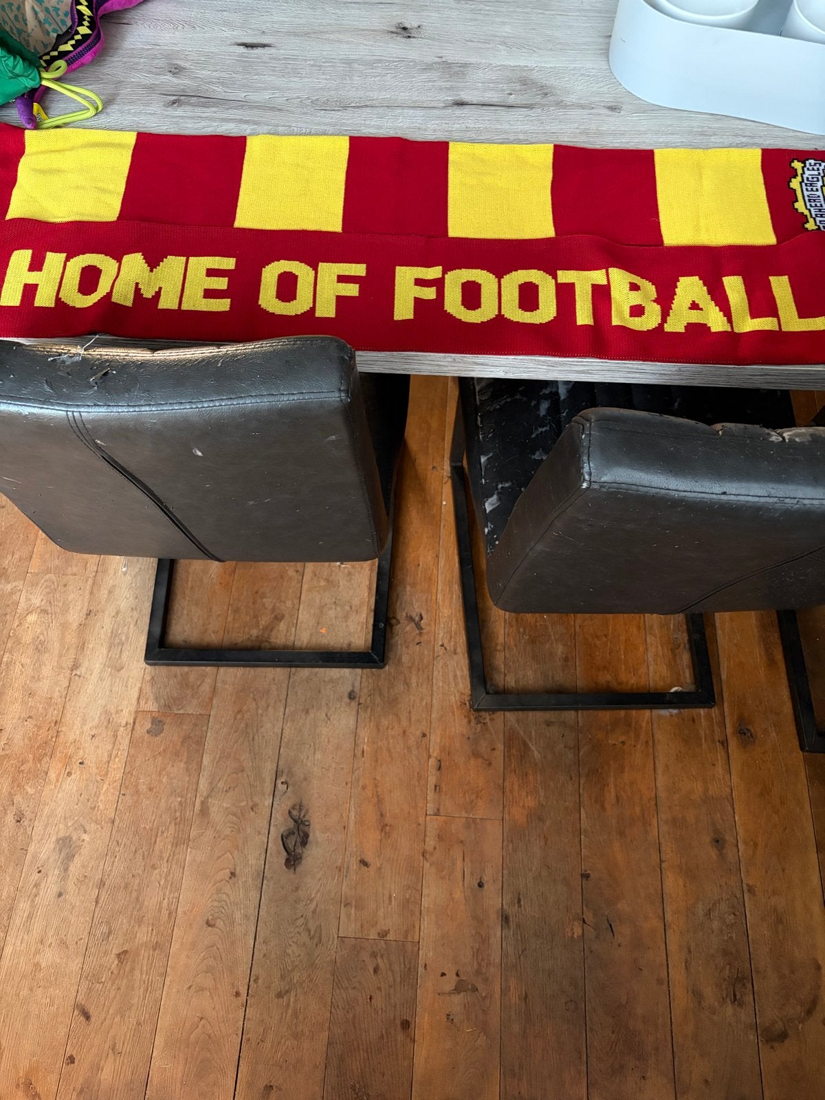 Twee Go Ahead Eagles sjaals - Home of Football, Ophalen of Verzenden, Gebruikt, Clubaccessoires
