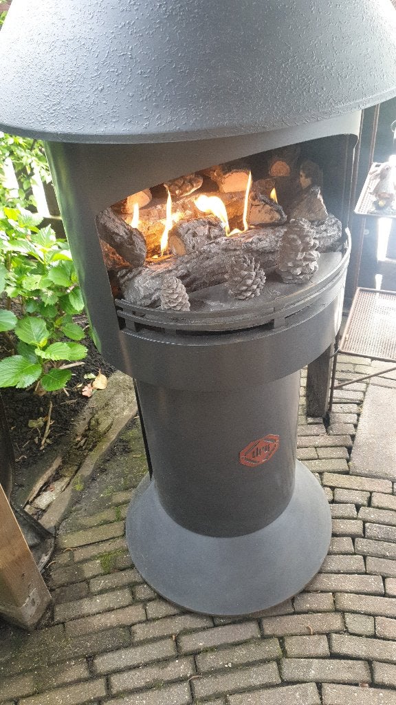 Sfeerhaard  DRU op gas voor buiten, Ophalen, Gebruikt