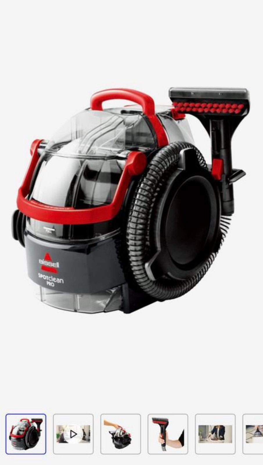 HAARLEM Te Huur Bissel Spotclean Pro Reiniger, Witgoed en Apparatuur, Ophalen of Verzenden, Zo goed als nieuw