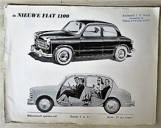 Oude Italiaanse autofolders, Boeken, Auto's | Folders en Tijdschriften, Nieuw, Overige merken, Verzenden