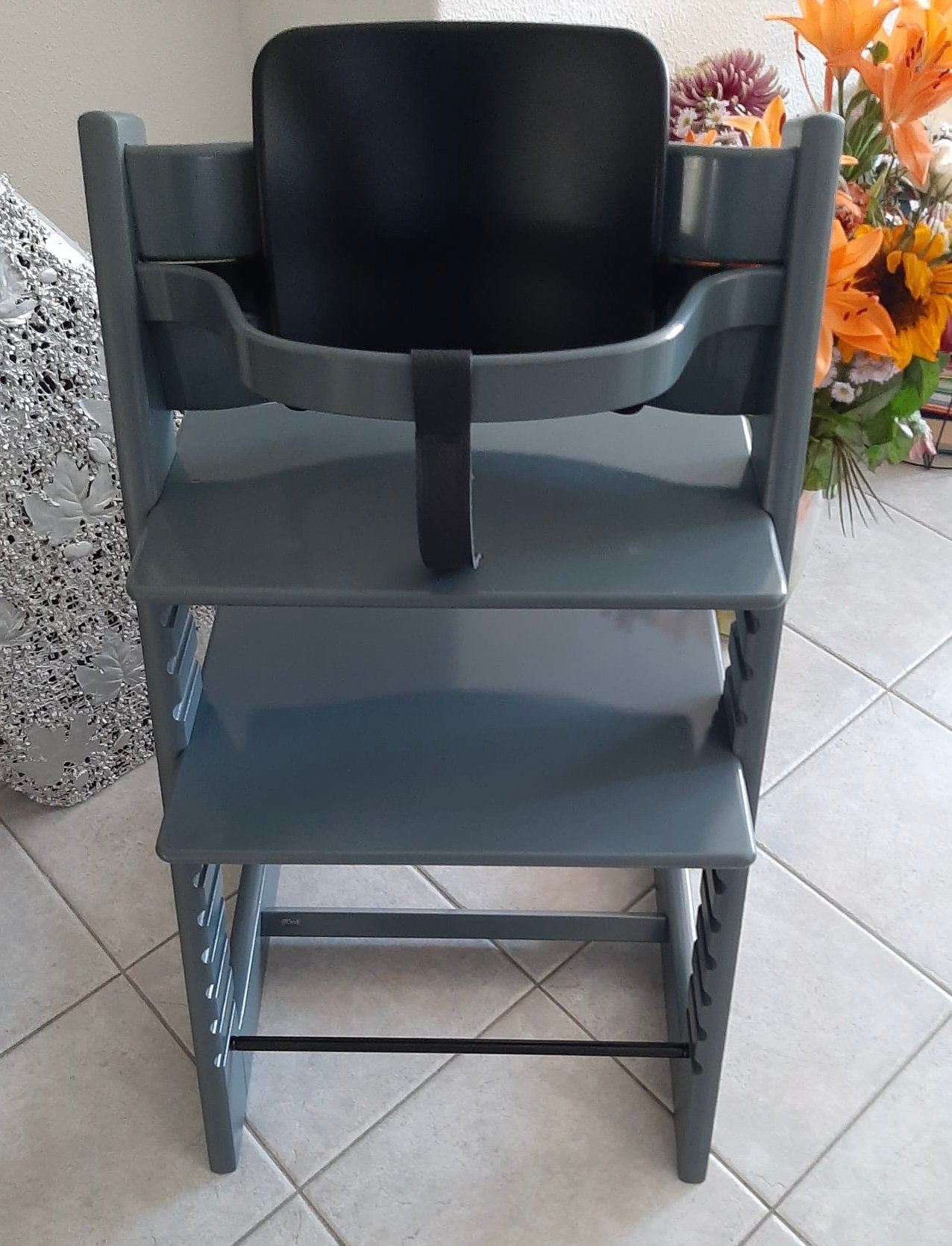 Stokke tripp trapp kinderstoel, Kinderen en Baby's, Kinderstoelen, Ophalen, Zo goed als nieuw, Meegroeistoel