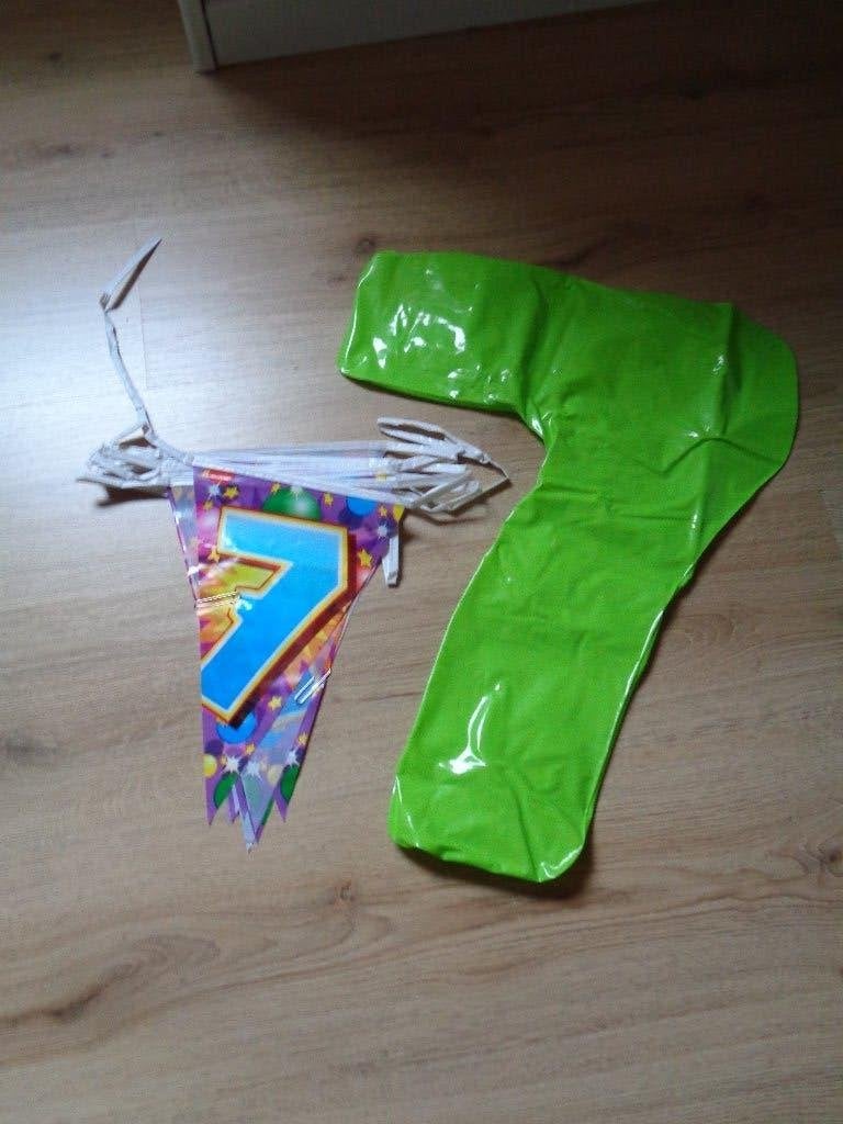 .Slinger/opblaas 7, Ophalen of Verzenden, Zo goed als nieuw, Versiering, Verjaardag
