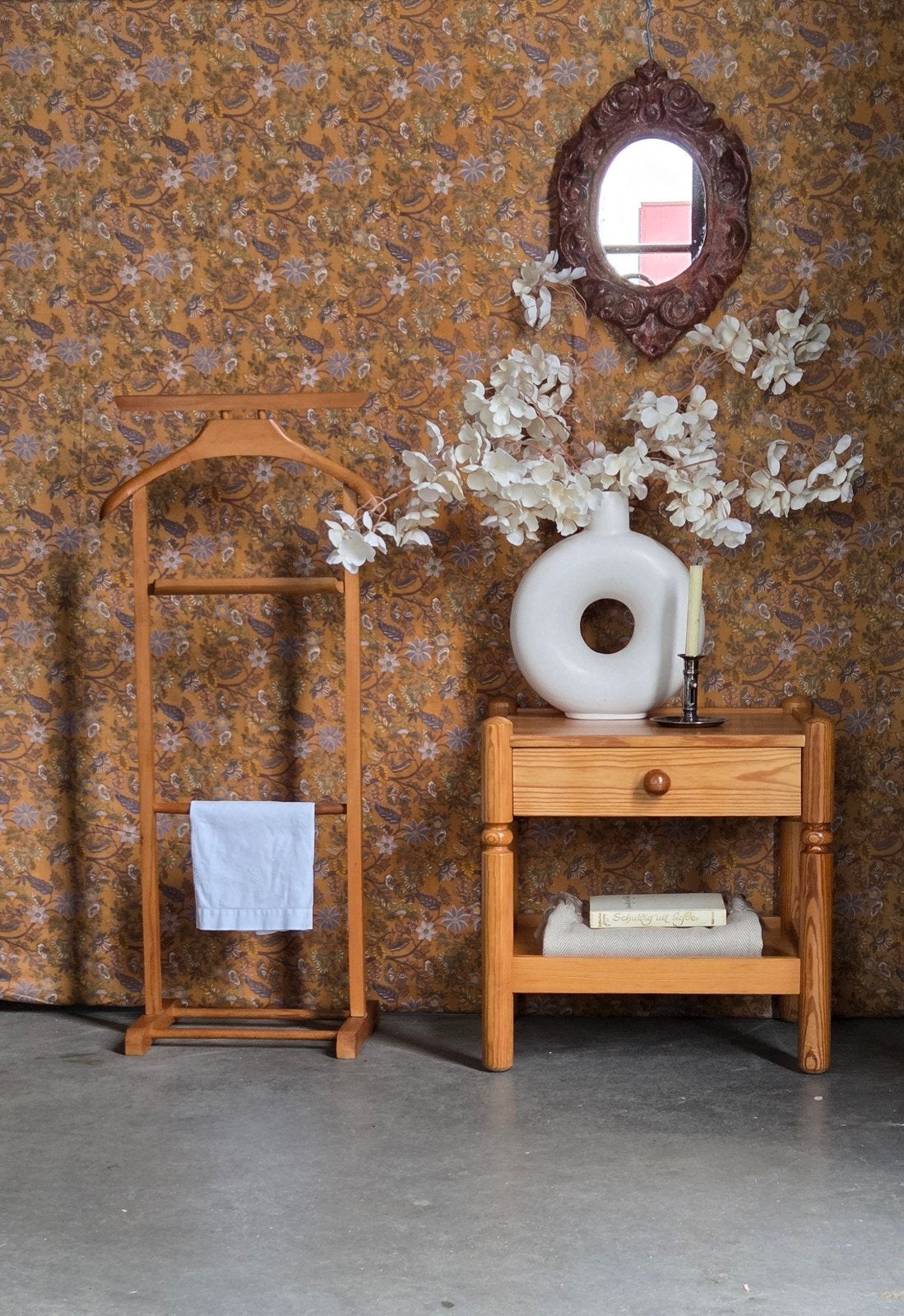 Retro vintage houten staande kapstok kledingrek dressboy !, Huis en Inrichting, Woonaccessoires | Kapstokken, Ophalen, Gebruikt