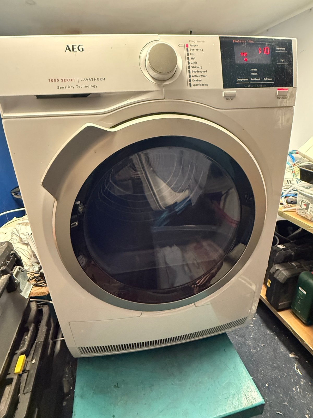 Aeg warmtepomp droger, refurbished, Ophalen, 6 tot 8 kg, Overige typen, Zo goed als nieuw
