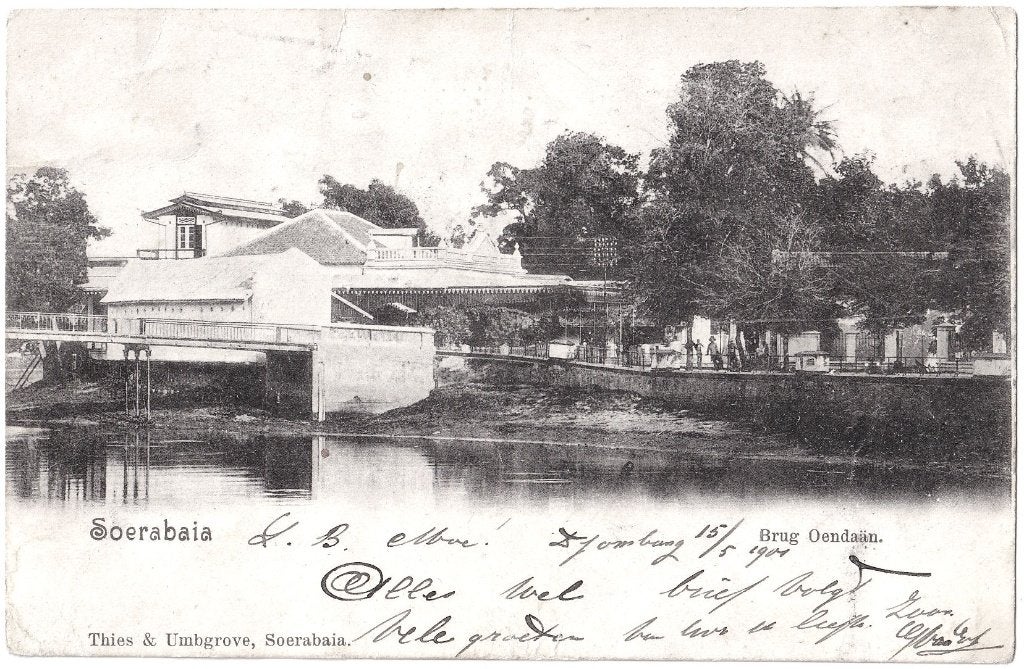 Kaart 1901 - Soerabaia Brug Oendaan - Ned. Indie Indonesie, Verzamelen, Ophalen of Verzenden, Voor 1920, Gelopen, Buiten Europa