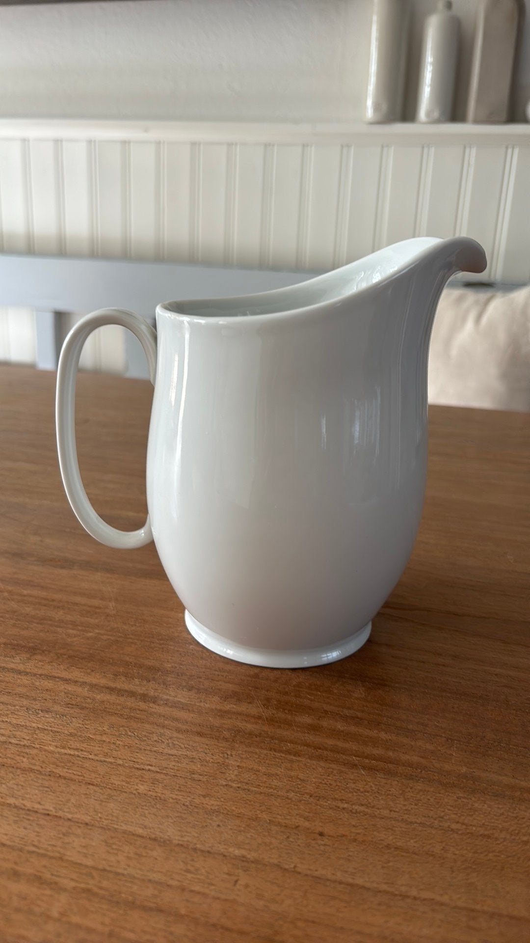 Vintage witte kan, Antiek en Kunst, Ophalen of Verzenden