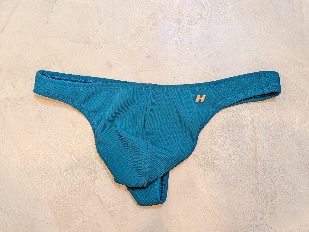 HUNK heren zwemstring maat S, Verzenden, Zwemslip, Groen, Maat 46 (S) of kleiner