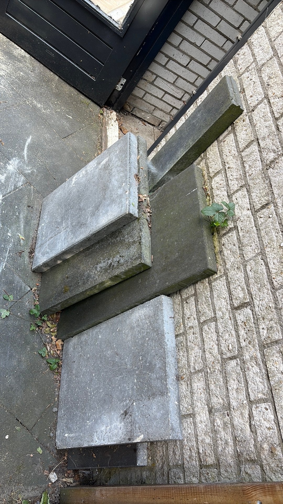 Tegels tuin, Ophalen, Zo goed als nieuw, Beton, Terrastegels