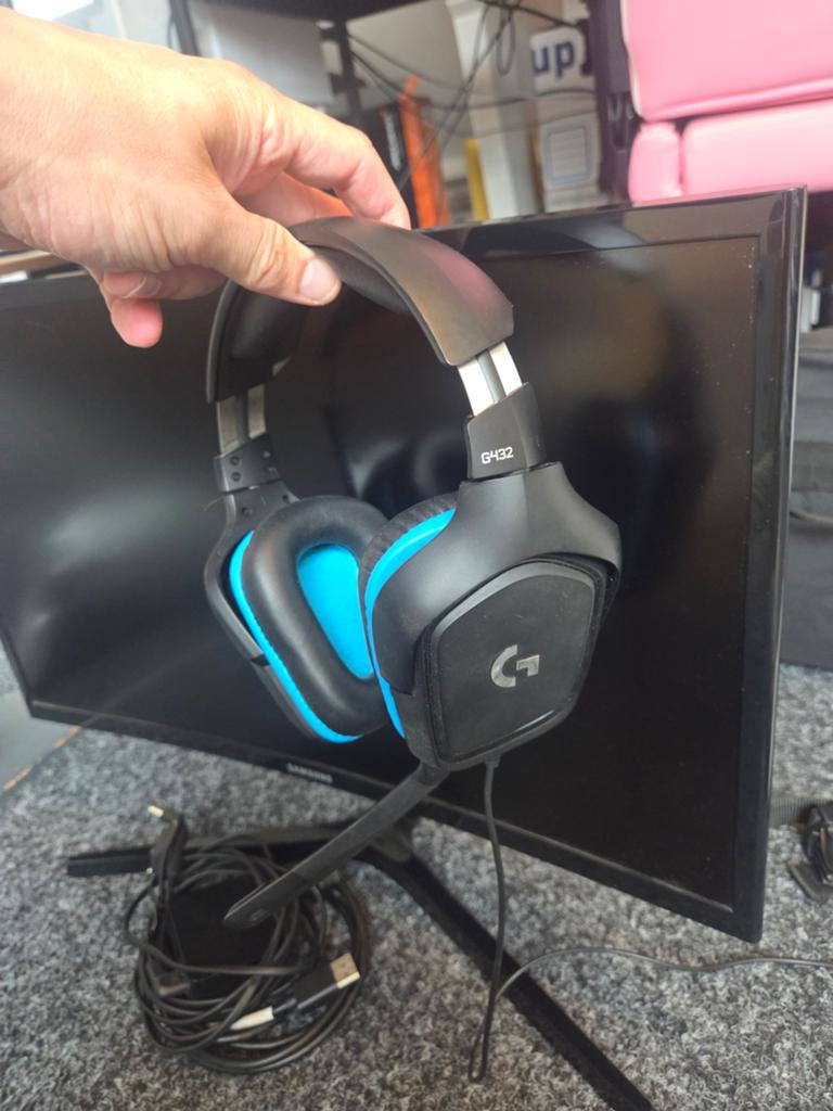 Logitech G432 Bedrade Gaming Headset met Microfoon, Ophalen, Gebruikt, Over oor (circumaural), Overige merken
