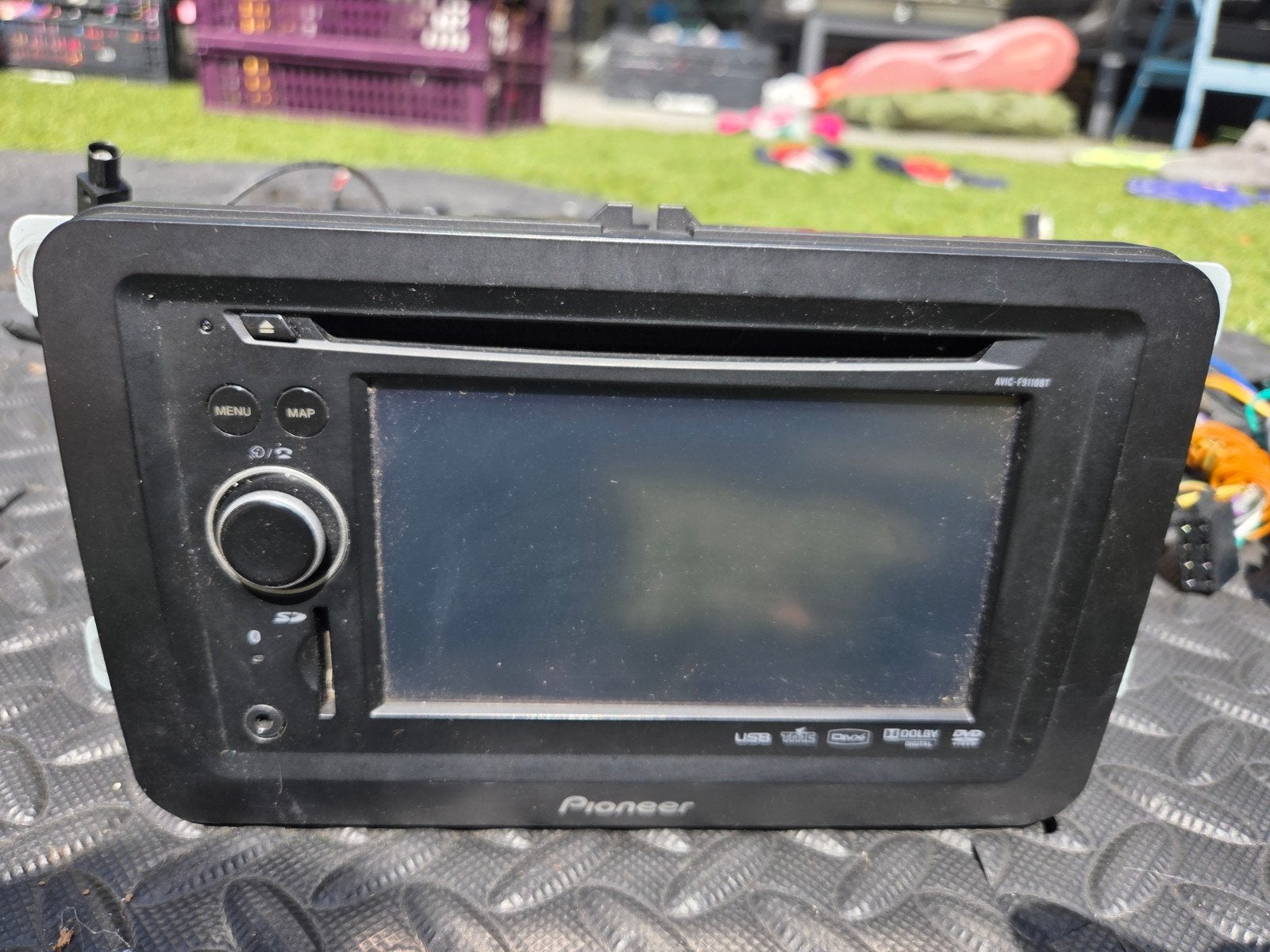 Golf Tiguan Pioneer AVH-P3100DVD Autoradio met DVD en USB, Auto diversen, Autoradio's, Ophalen of Verzenden, Gebruikt