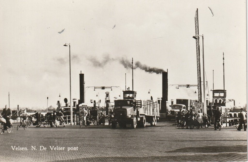 Velsen Velser Pont, Ophalen of Verzenden, 1920 tot 1940, Ongelopen, Noord-Holland
