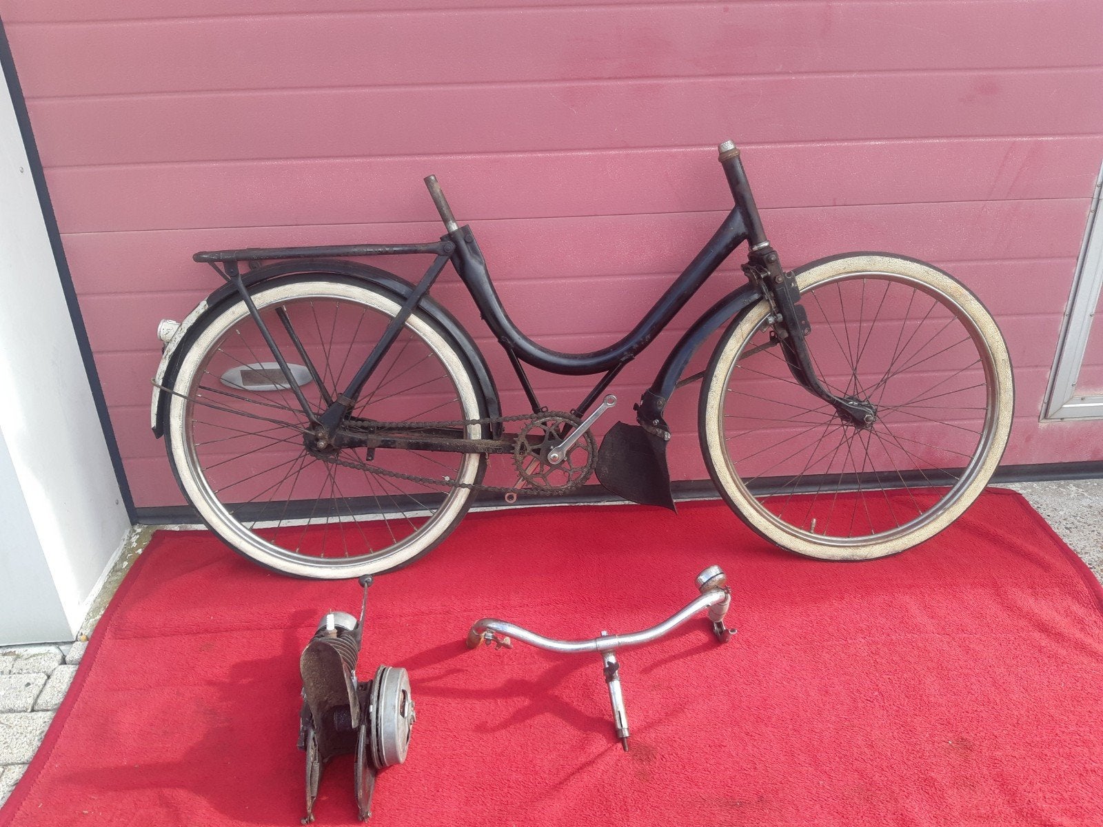 SOLEX ZWANENHALS MET BLOKJE EN STUUR 224.95 EURO, Fietsen en Brommers, Ophalen of Verzenden, Gebruikt, Blok, Overige merken