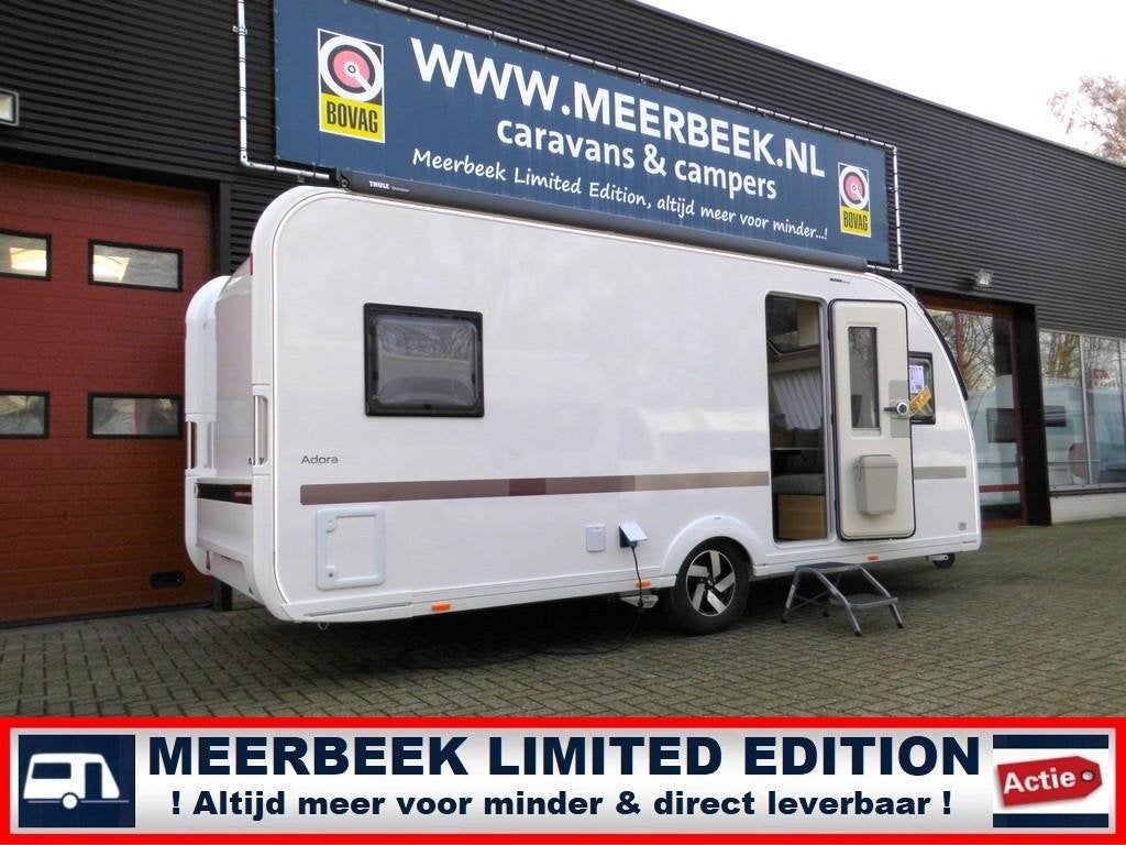 Adria Adora 522 UP 6534,=KORTING +AIRCO +MOVER +ALU VELGEN, Caravans en Kamperen, Schokbreker, Rondzit, Particulier, 5 tot 6 meter