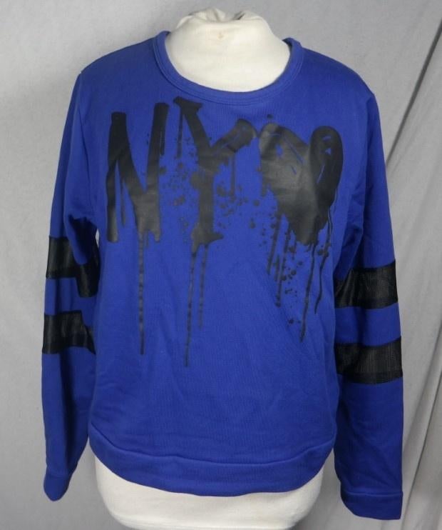 Stoere donkerblauwe trui.Mt 36/38.Merk Bonprix, Blauw, ., Ophalen of Verzenden, Zo goed als nieuw