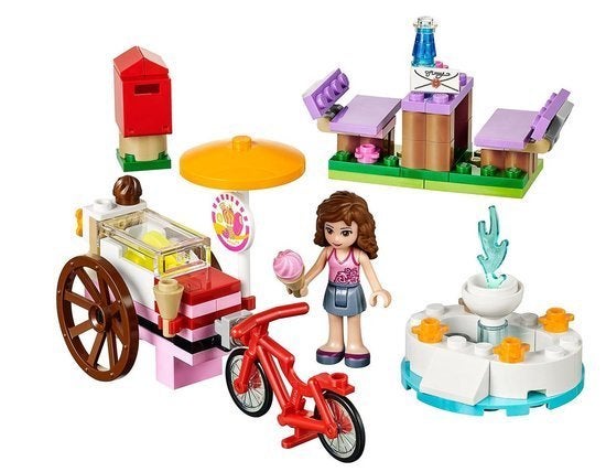 LEGO Friends 41030: Olivia's IJscowagen (incl. beschrijving), Lego, Friends, Ophalen of Verzenden, Zo goed als nieuw