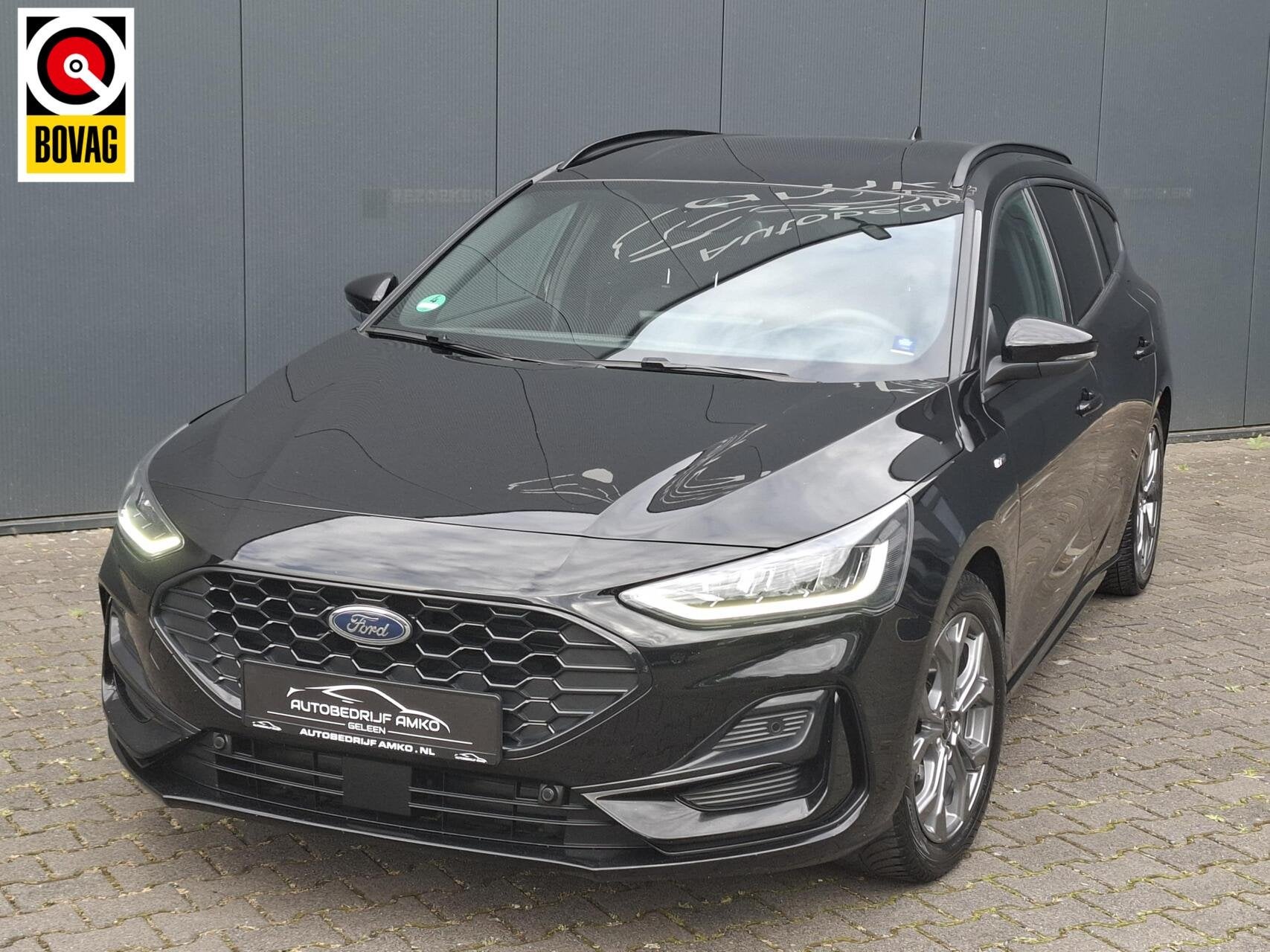 Ford Focus Wagon 1.0 EcoBoost Hybrid ST Line / ADAP. CRUISE, 1349 kg, Gebruikt, Zwart, Zwart