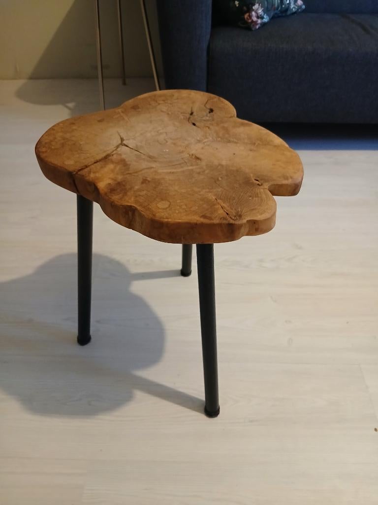 Houten tafeltje, Ophalen, Minder dan 50 cm, Overige vormen, 25 tot 50 cm