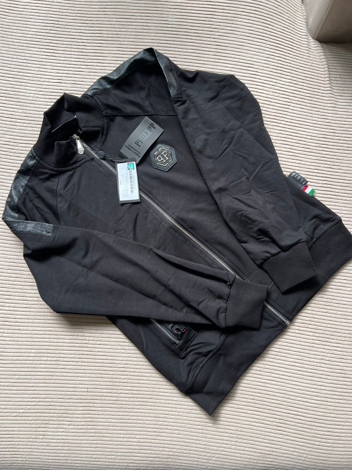 Philipp Plein Trainingspak met Teddybeer Design, Ophalen of Verzenden, Nieuw, Maat 42/44 (L), Zwart