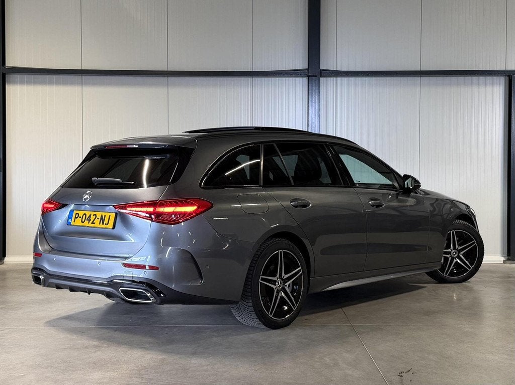 Mercedes C-klasse Estate 300 e AMG Line Pano Sfeer Leer NAP, Automaat, Achterwielaandrijving, Euro 6, 4 cilinders
