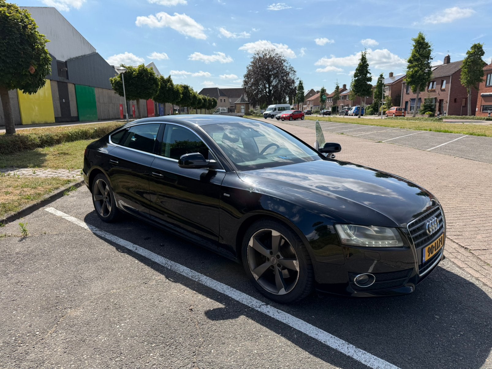 Audi A5 2.0 Tfsi 132KW Sportback M-tr 2010 Zwart, Auto's, 4 cilinders, 1984 cc, Zwart, 1500 kg