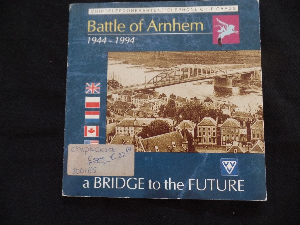 telefoonkaart airborne a bridge slag om Arnhem chip card, Verzamelen, Ophalen of Verzenden, Landmacht, Nederland, Overige typen