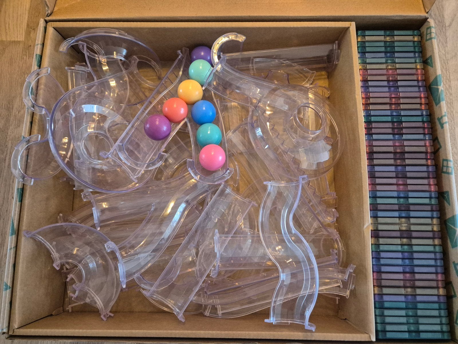 Connetix magnetische tegels/knikkerbaan, Verzenden, Zo goed als nieuw, Bouwen