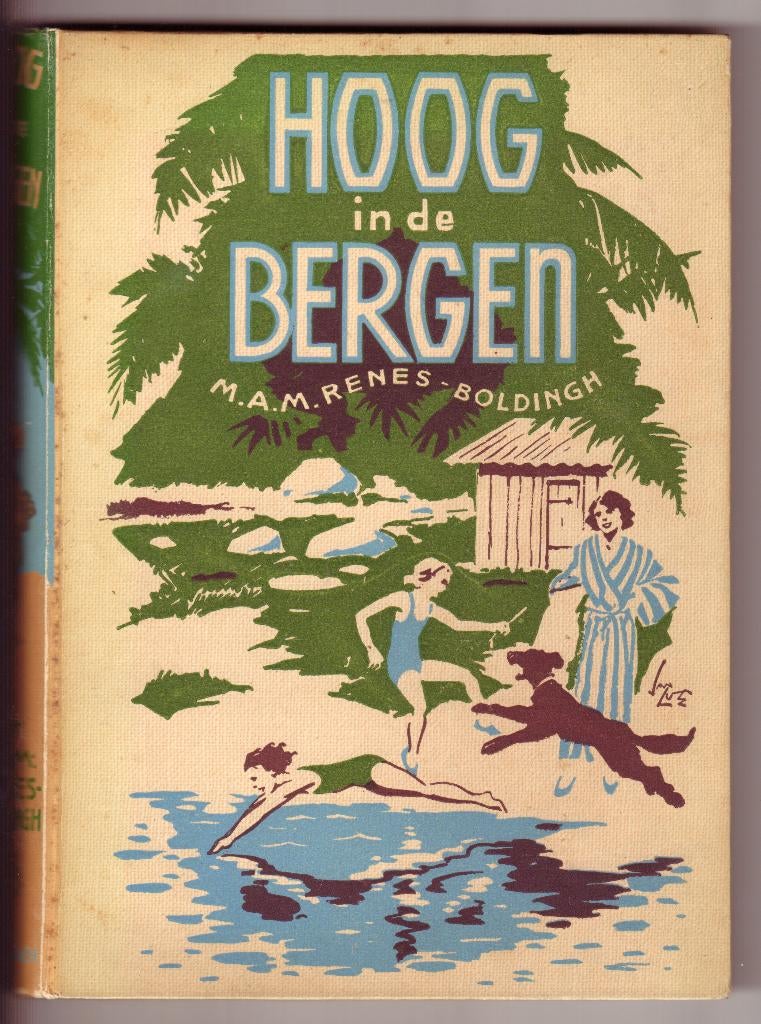 Hoog in de bergen - illustraties van Jan Lutz, Boeken, Ophalen of Verzenden
