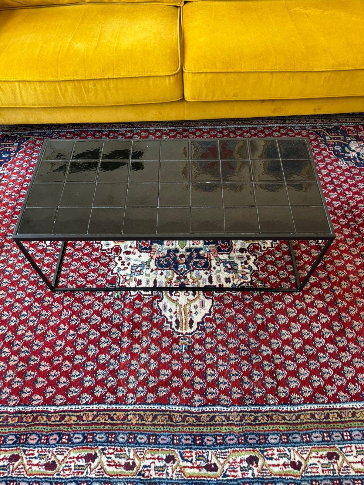 Salontafel Glazed Keramiek, 93 x 43cm, Ophalen, Rechthoekig, 50 tot 100 cm