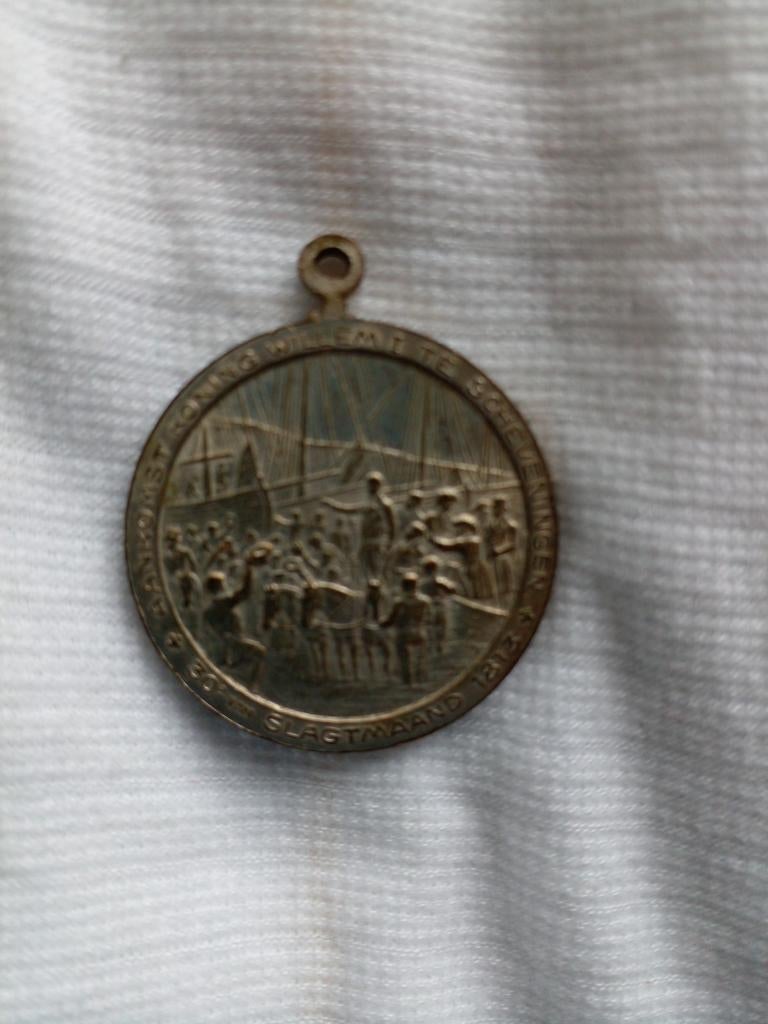 Herdenkingsmedaille 1813-1913 Slag bij Leipzig, Postzegels en Munten, Penningen en Medailles, Ophalen of Verzenden, Overige materialen