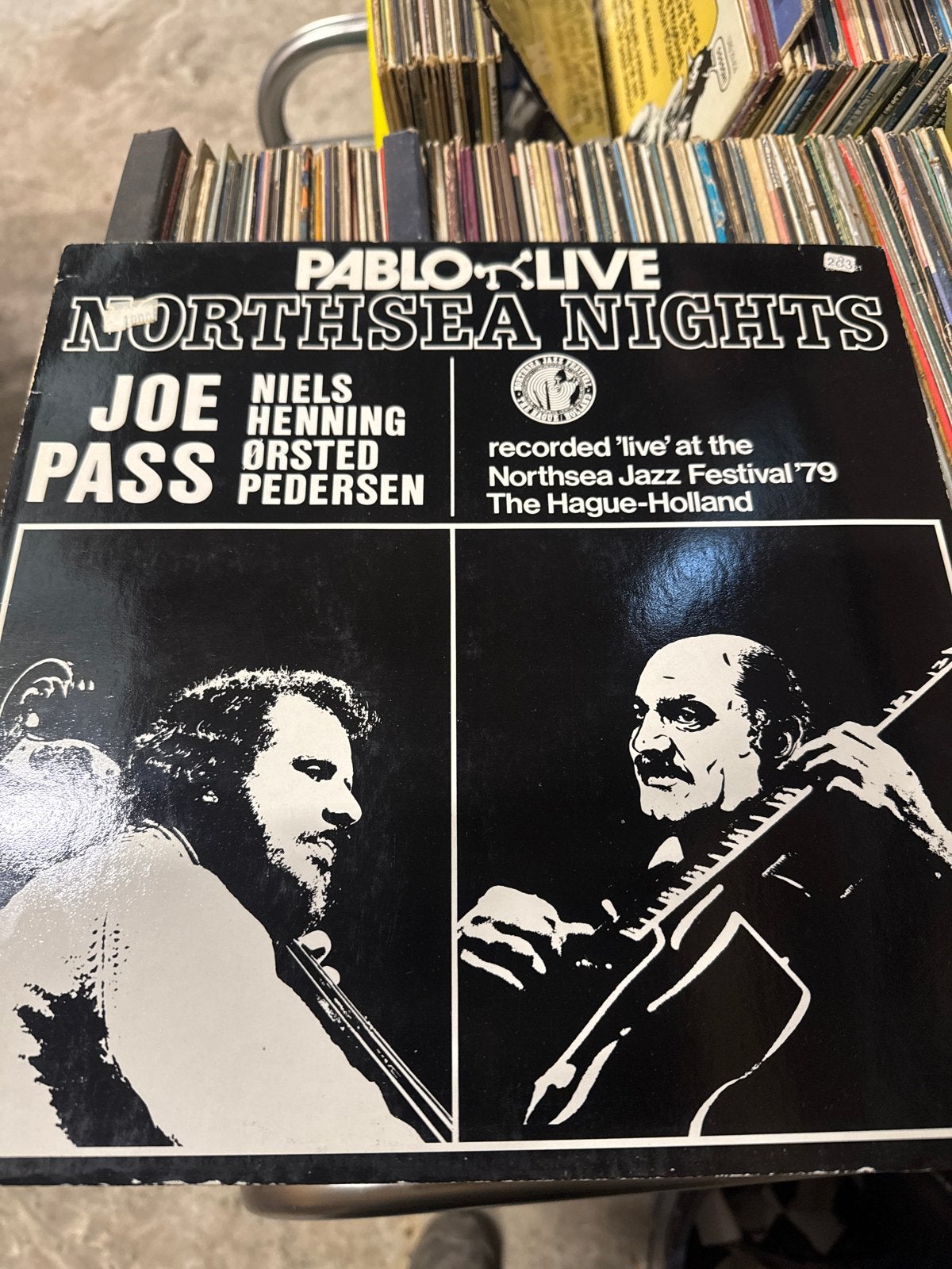 Joe Pass & Niels-Henning Ørsted Pedersen - Northsea Nights, Ophalen, LP, Gebruikt, Originele persing