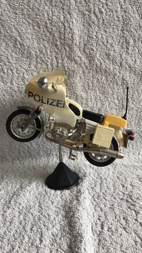 BMW R 75/5 schaalmodel motor Polizei Polistil, Verzenden, Gebruikt