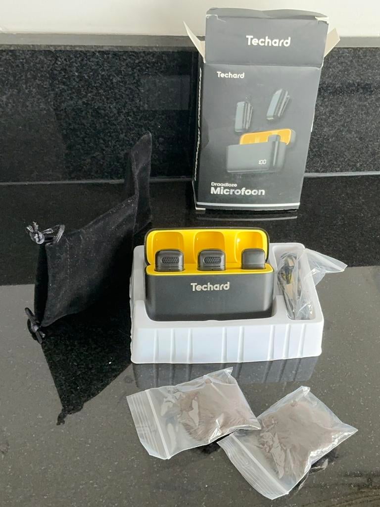 Techard draadloze microfoon, Ophalen of Verzenden, Zo goed als nieuw