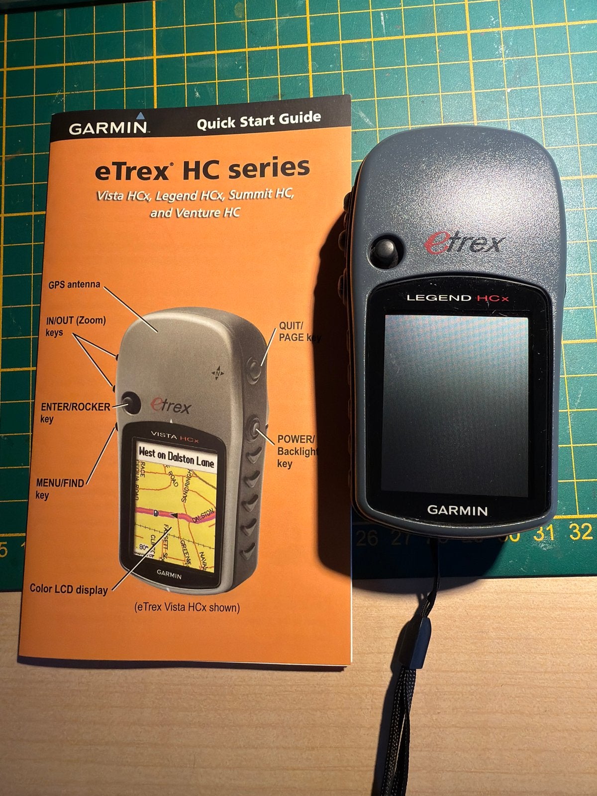 Garmin eTrex Legend HCx GPS-ontvanger, Ophalen, Gebruikt
