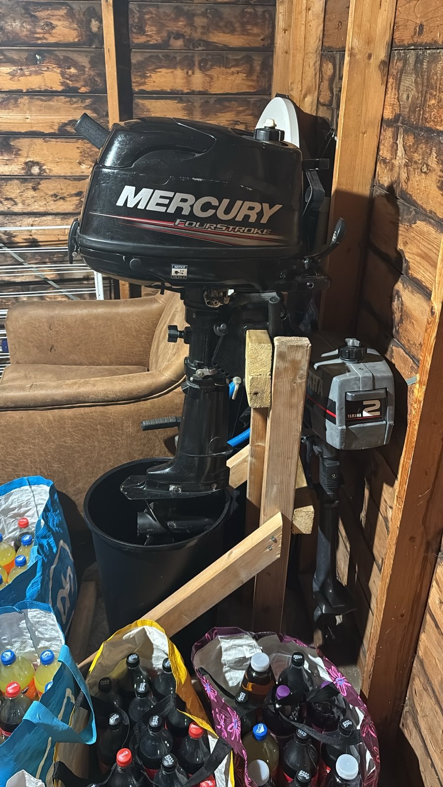Mercury 6 pk buitenboordmotor uit 2018 met externe tank