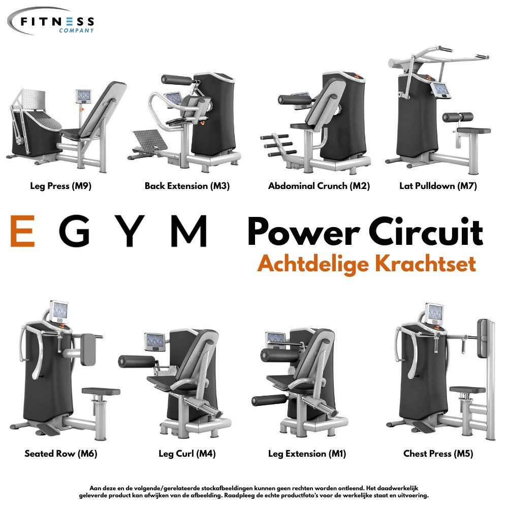 eGym - Power Circuit - 8-Delige Kracht Set, Ophalen of Verzenden, Zo goed als nieuw, Benen, Overige typen