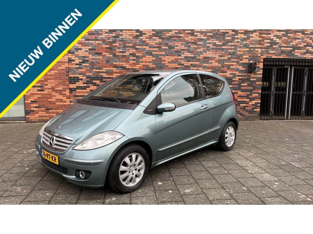 Mercedes-Benz A-Klasse 1.5 A160 3DRS CVT 2005 Blauw, Auto's, Mercedes-Benz, Zwart, 49 €/maand, Origineel Nederlands, Particulier