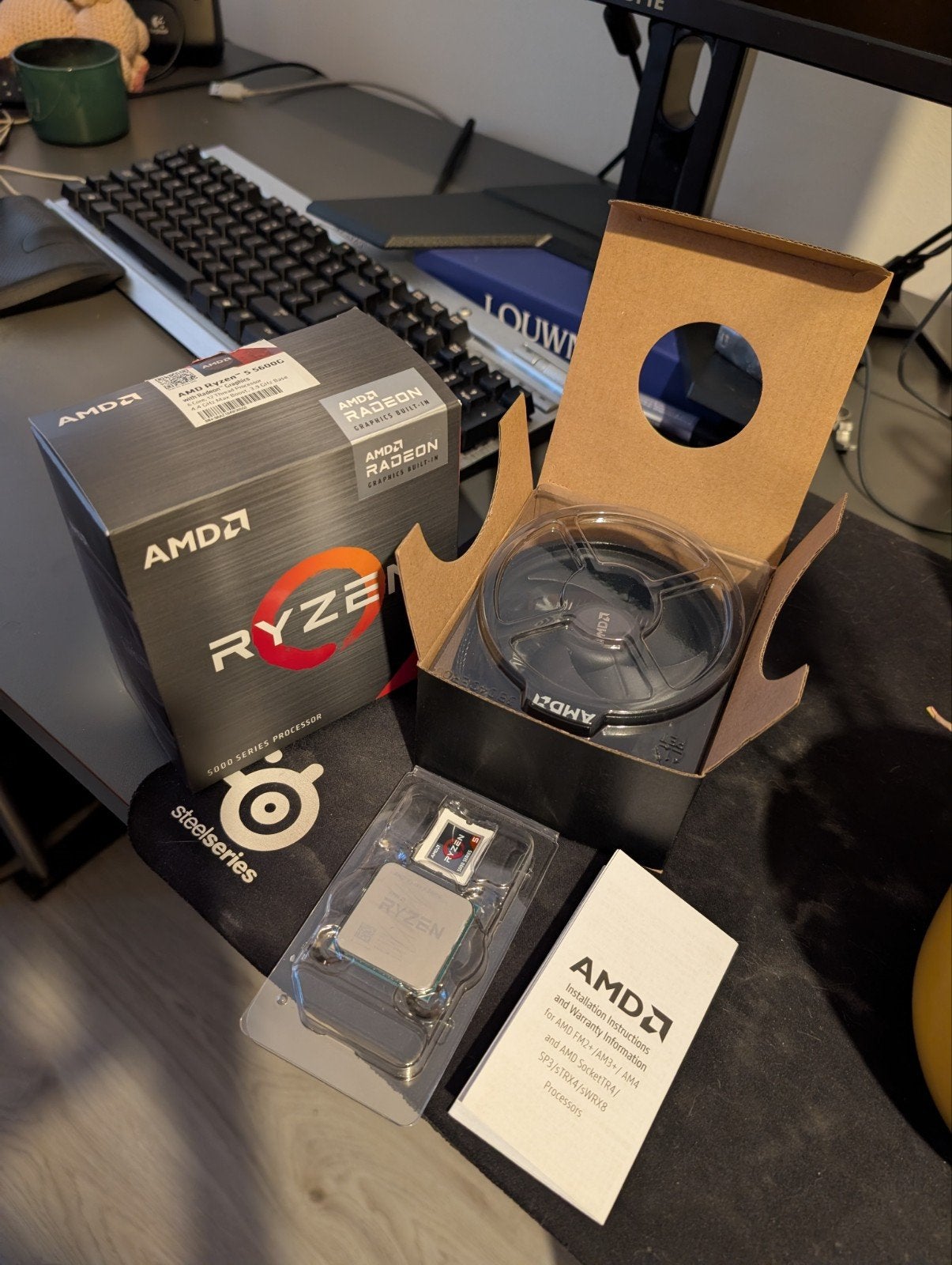 AMD Ryzen 5 5600G Processor/cpu, Computers en Software, Processors, Ophalen of Verzenden, 3 tot 4 Ghz