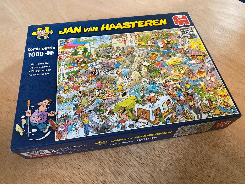 Jan van Haasteren De Vakantiebeurs puzzel, Ophalen, 500 t/m 1500 stukjes, Gebruikt, Legpuzzel