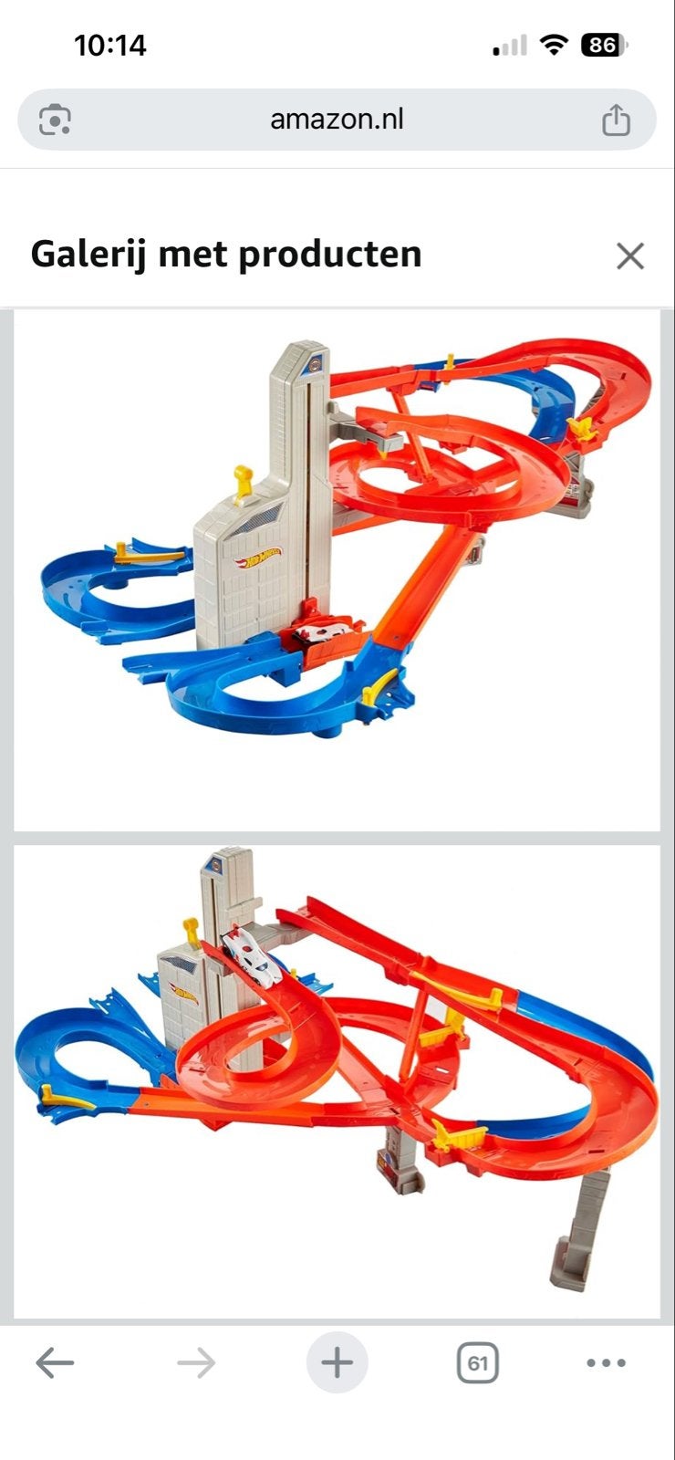 Hot Wheels FXN21 Hot Wheelsbaan met lift, Kinderen en Baby's, Ophalen, Gebruikt