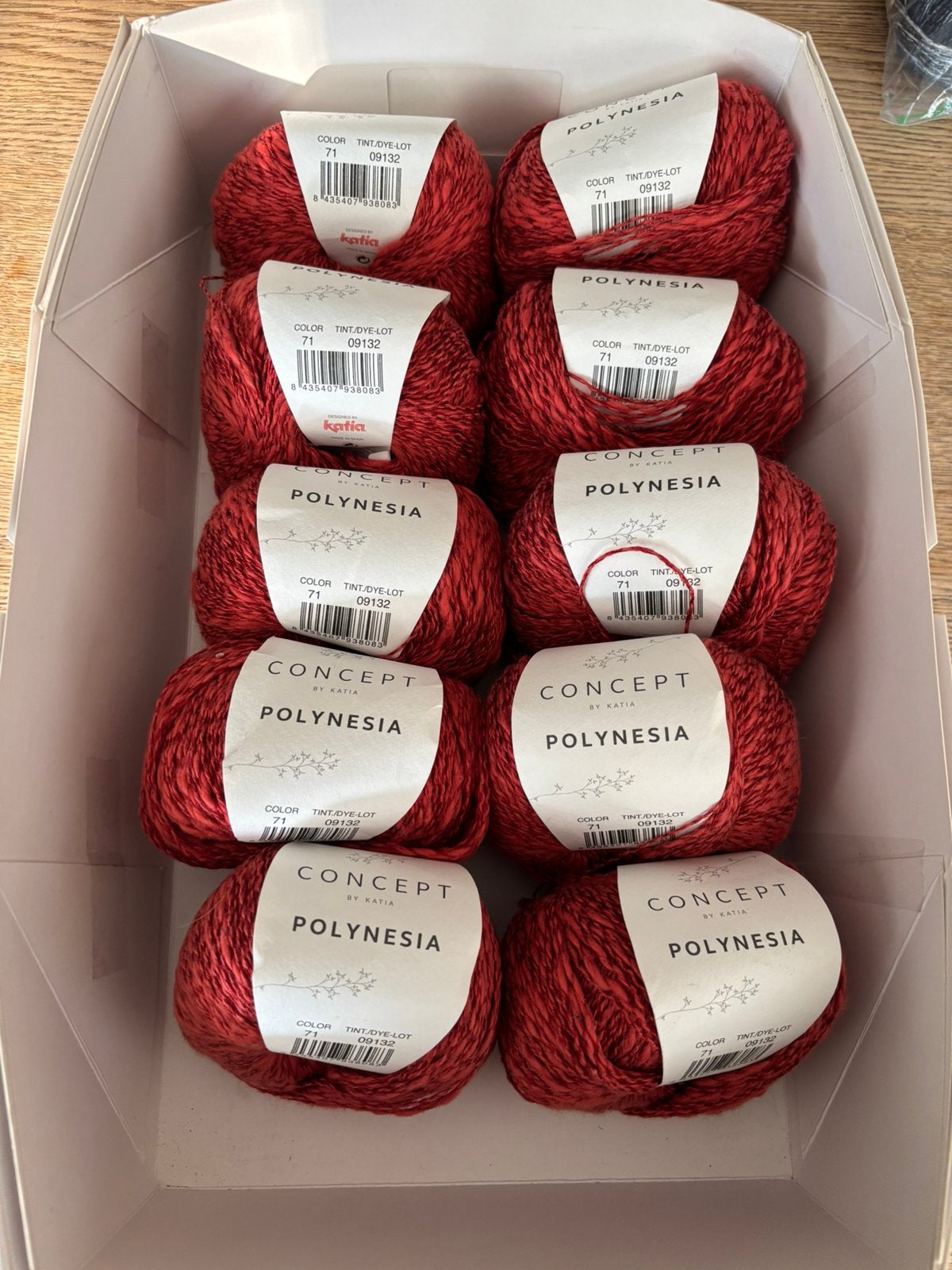 OPRUIMINGSPAKKET 10 bollen Katia Polynesia  nr 71, Breien of Haken, Breekamp 5, Nieuw, Ophalen of Verzenden