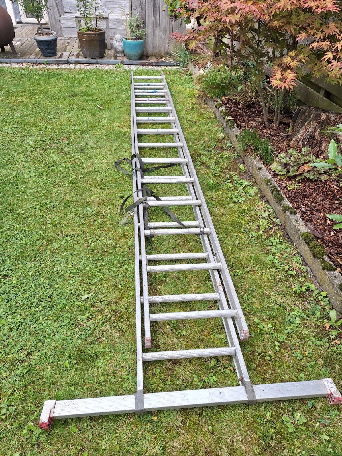 Aluminium uitschuif ladder 7.00 m, Ophalen, 4 meter of meer
