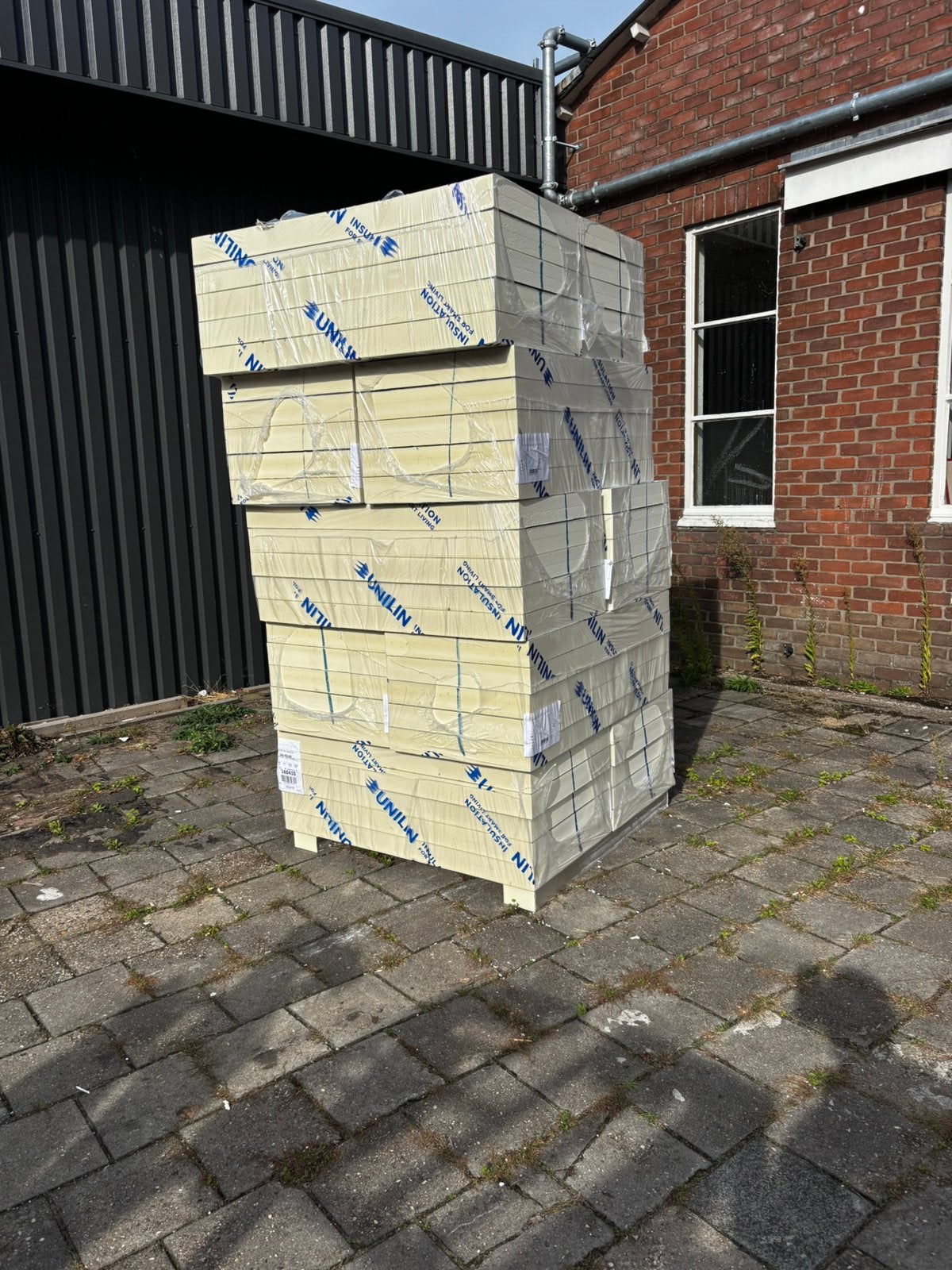 PIR isolatie 90 mm dik 2 kante aluminium folie, Ophalen of Verzenden, Zo goed als nieuw, Hardschuim (Pir), 15 m² of meer