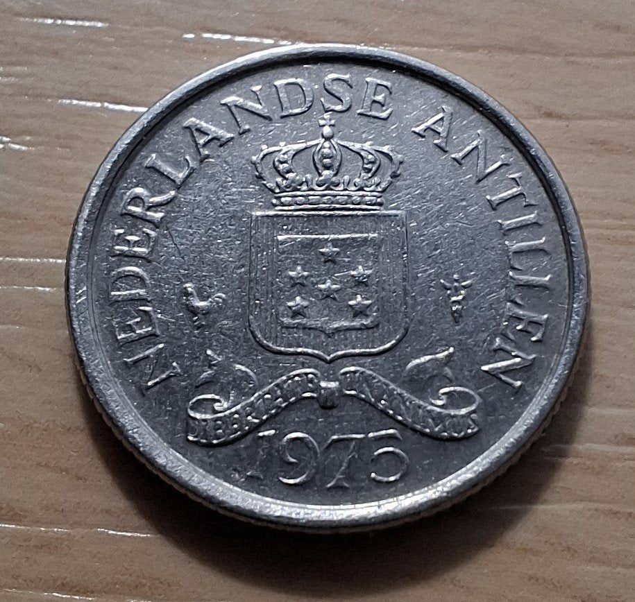 Munt Nederlandse Antillen uit 1975, Verzenden, Noord-Amerika, Losse munt