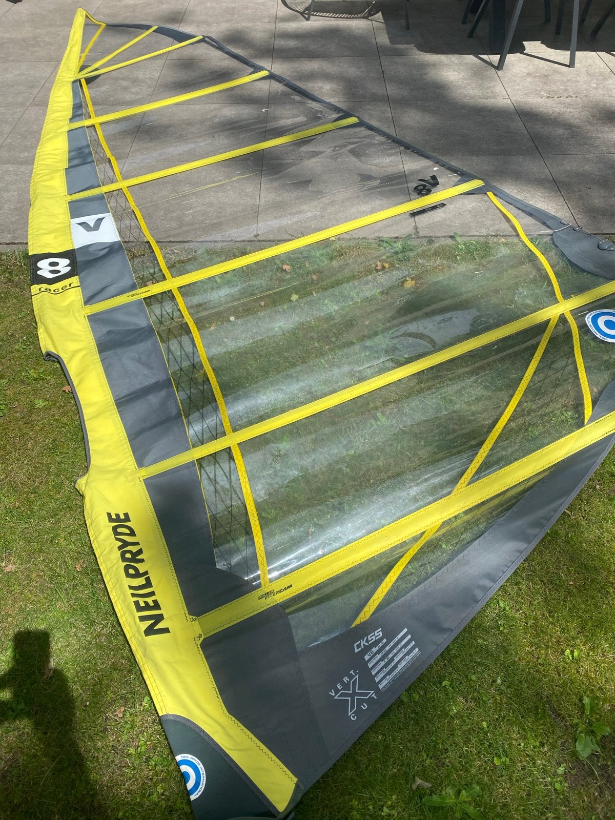 Complete Windsurf Set: Tiga Free-X, Neilpryde Zeilen, Mast, Ophalen, 250 tot 300 cm, Gebruikt, Met giek