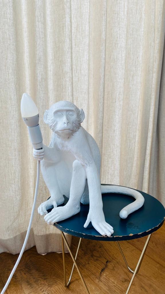 Seletti apen lamp wit, Ophalen, Minder dan 50 cm