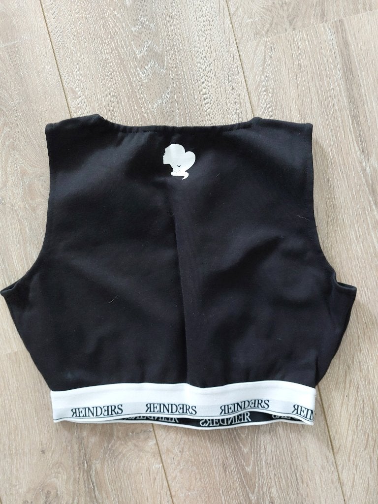 Reinders top, Ophalen, Zo goed als nieuw, Zwart, Zonder mouw