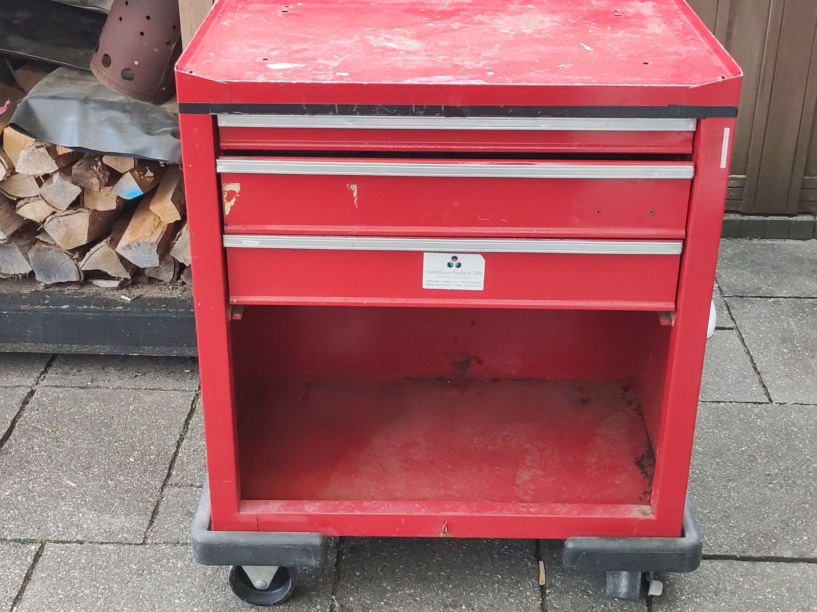 Gereedschapskast met lades - Rood, Ophalen, Gebruikt