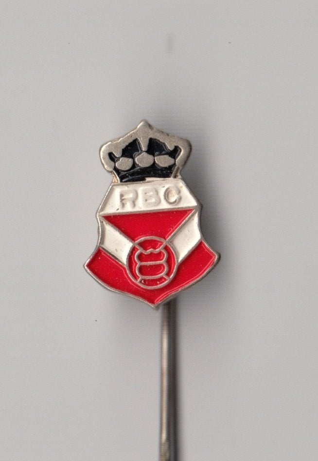 Voetbal RBC Roosendaal logo speldje, Gebruikt, Niet vindbaar, Niet vindbaar, Speldje of Pin